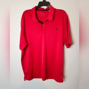 Adidas Short Sleeve Polo, Red,‎ Men's XL
